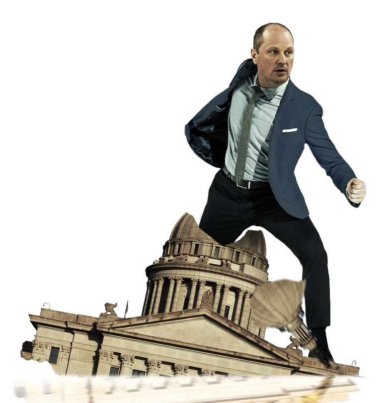 Jon Echols emerging from the Oklahoma City swamp